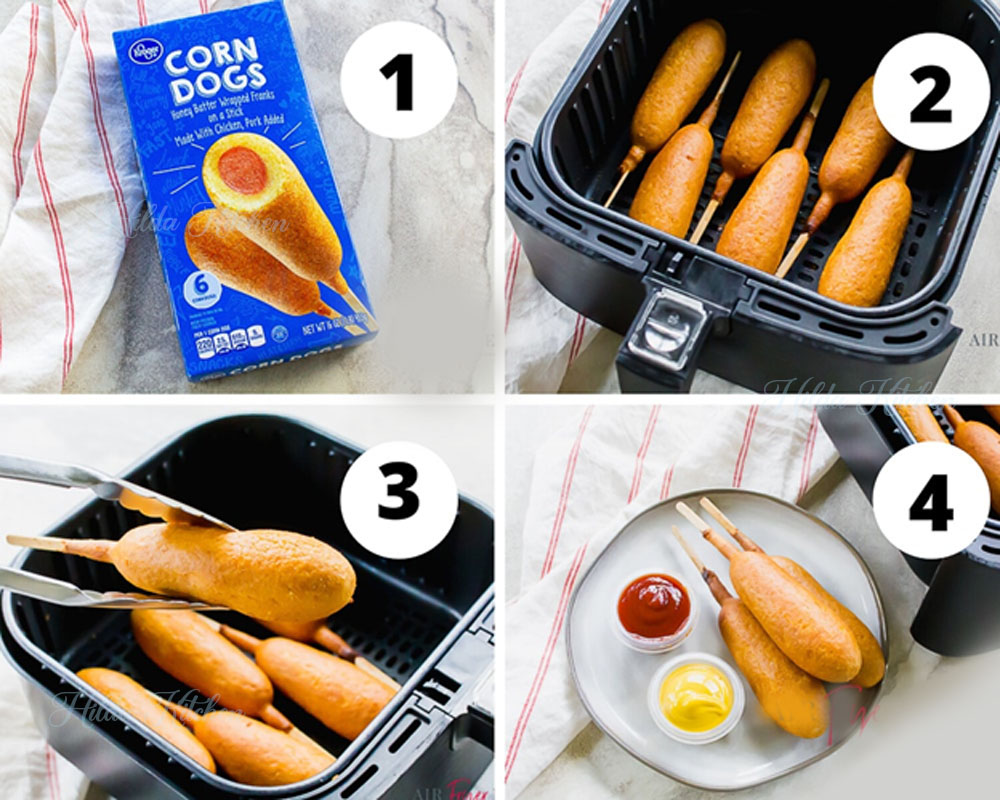 Air Fryer Corn Dogs