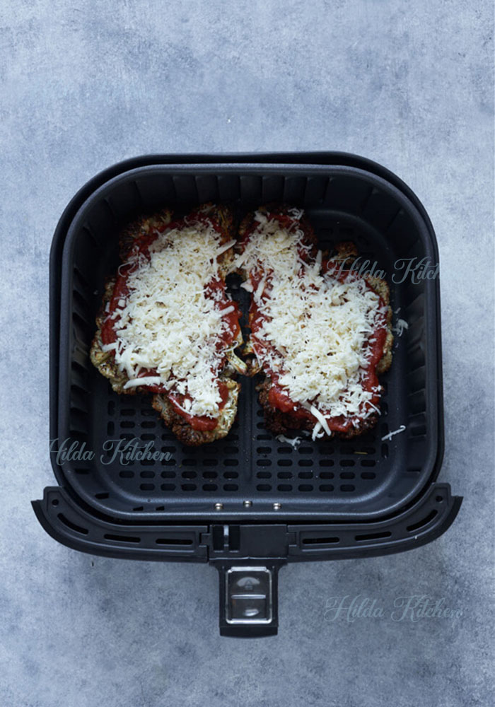 Air Fryer Cauliflower Parmesan