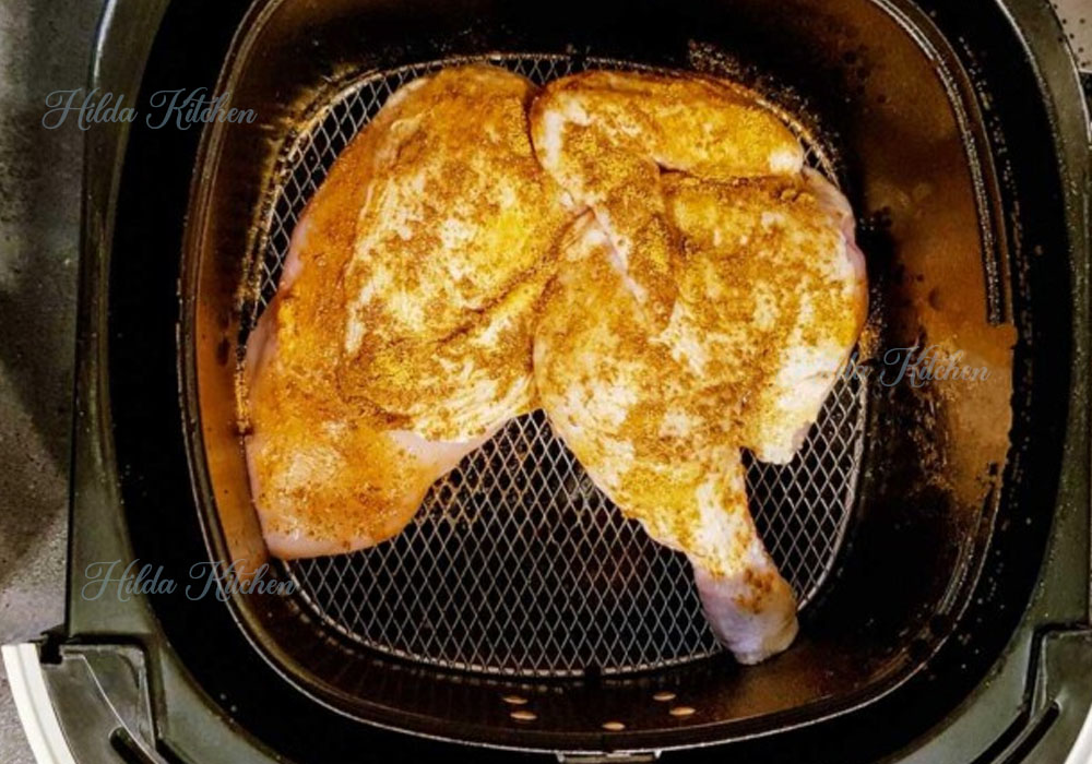 Air Fryer Half Chicken