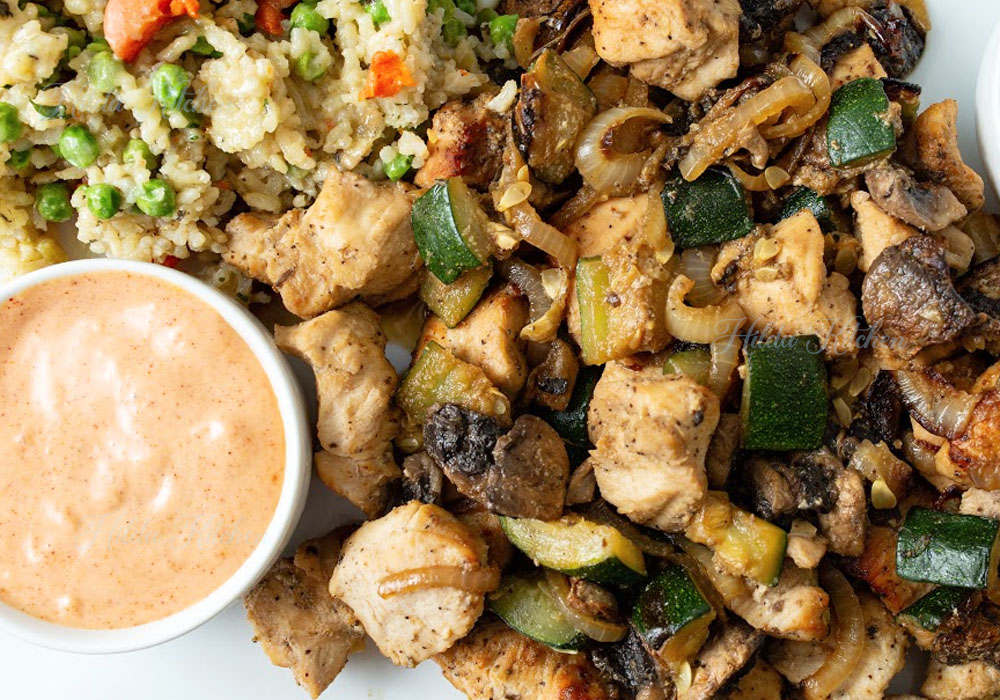 air fryer hibachi chicken