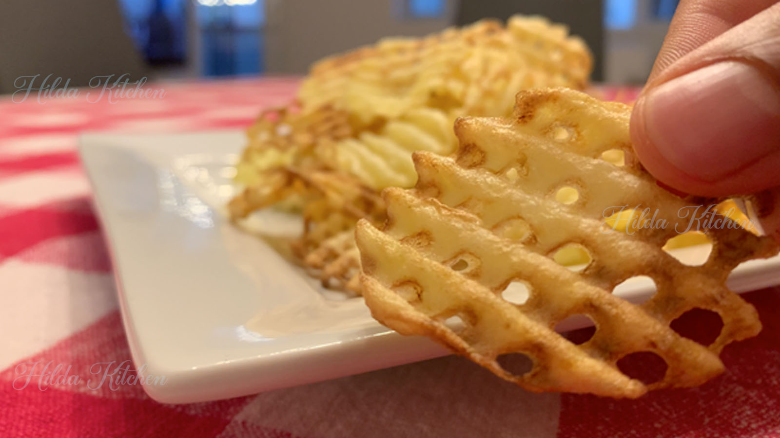 Air Fryer Waffle Fries
