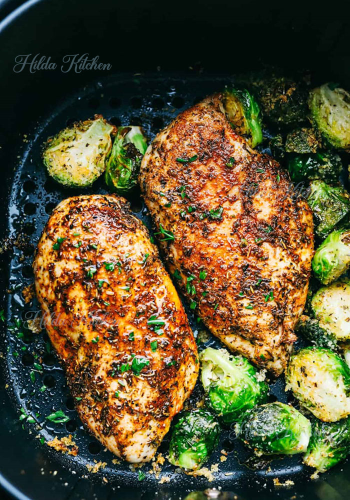 Tender and Juicy Air Fryer Chicken.