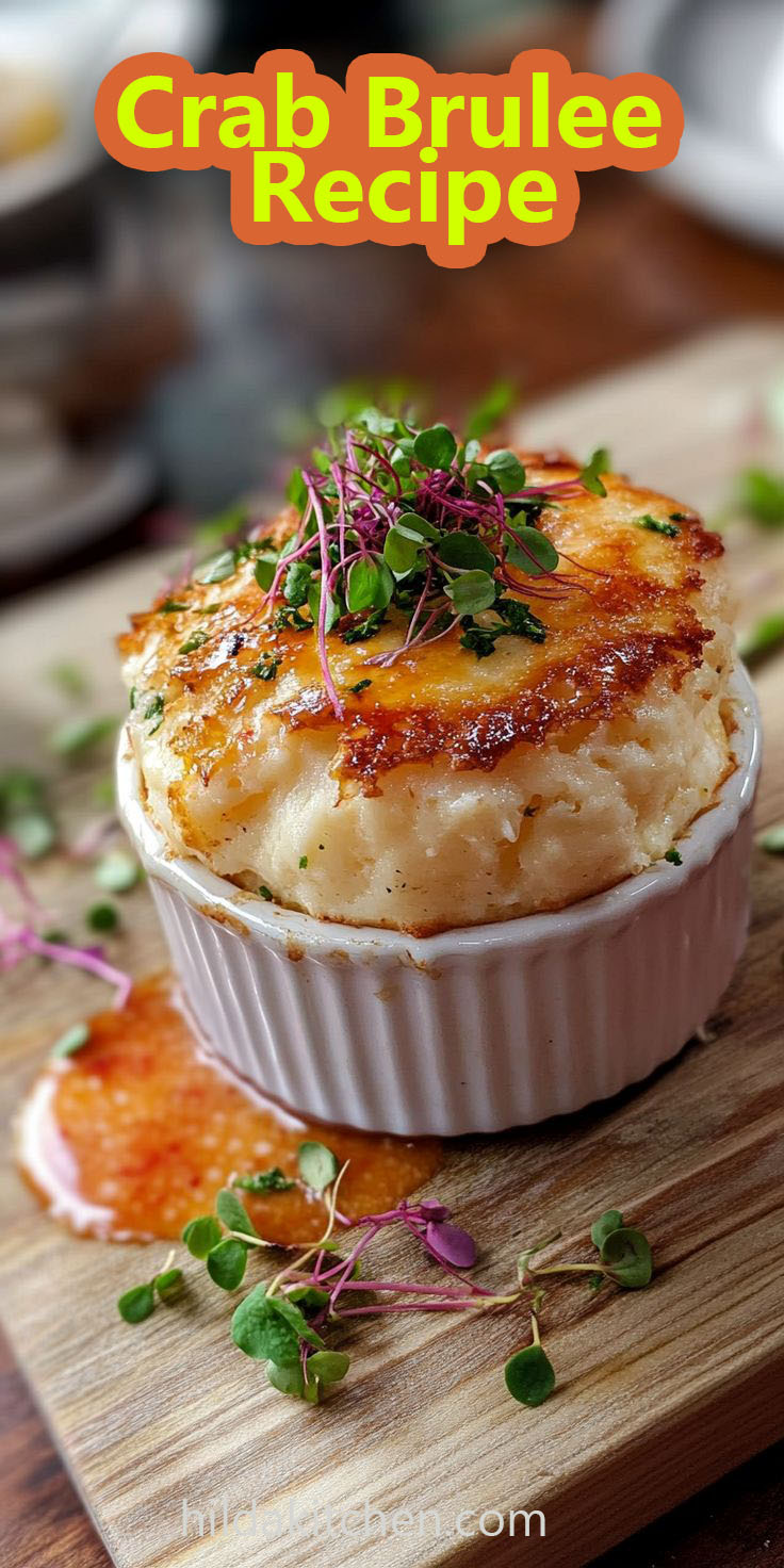 Crab Brulee Recipe