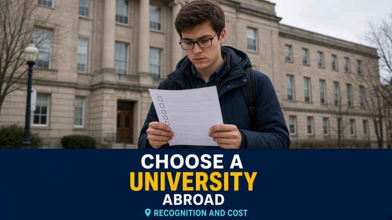 How to Choose a University Abroad: Recognition, Cost, Location and Outcomes