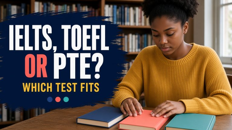 IELTS vs TOEFL vs PTE: How to Choose an English Test for Study Abroad